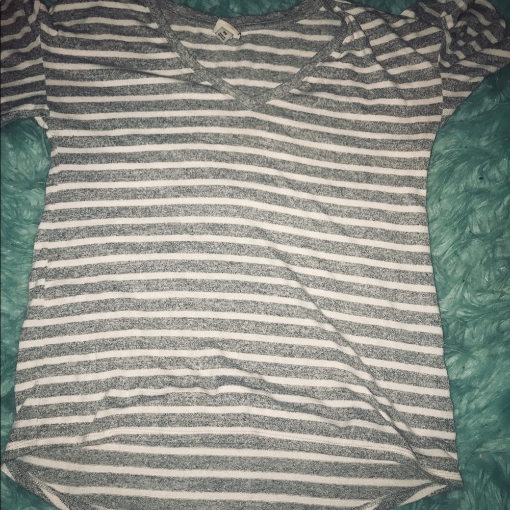 A gray top